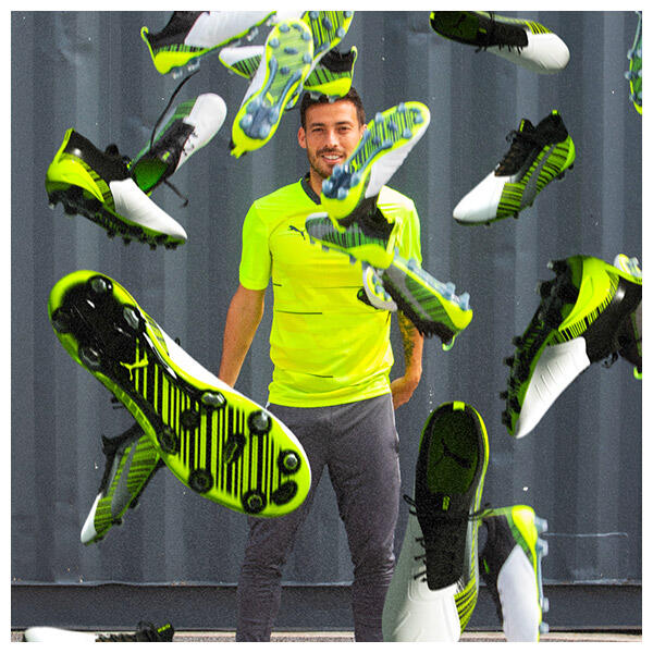 David Silva wears the PUMA ONE RUSH Pack